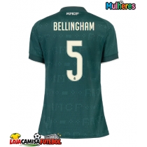 Camisa de Futebol Real Madrid Jude Bellingham #5 Equipamento Secundário Mulheres 2026-27 Manga Curta